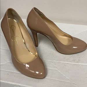 Women’s high heels approx 4 inches beige patent